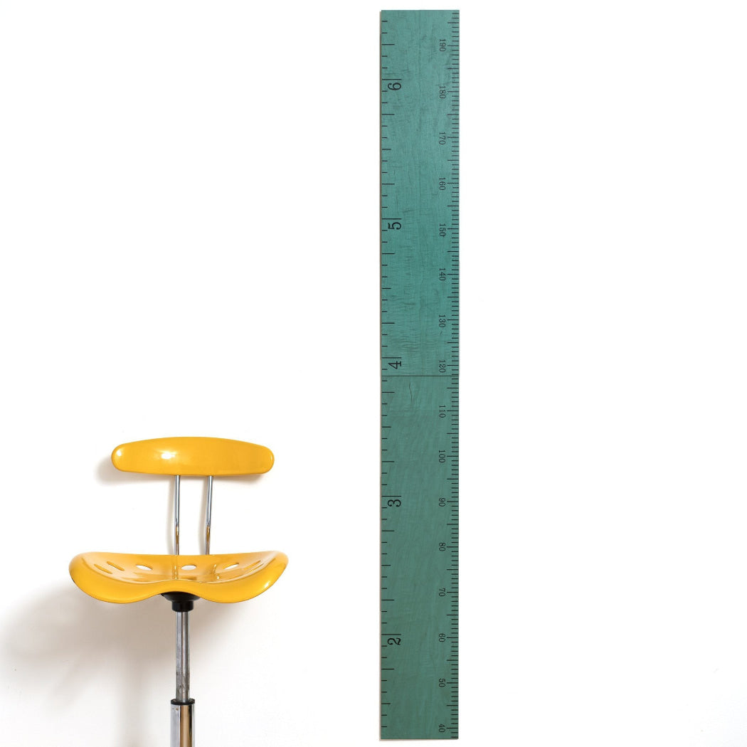 Schoolhouse Ruler Growth Chart in Three Colors