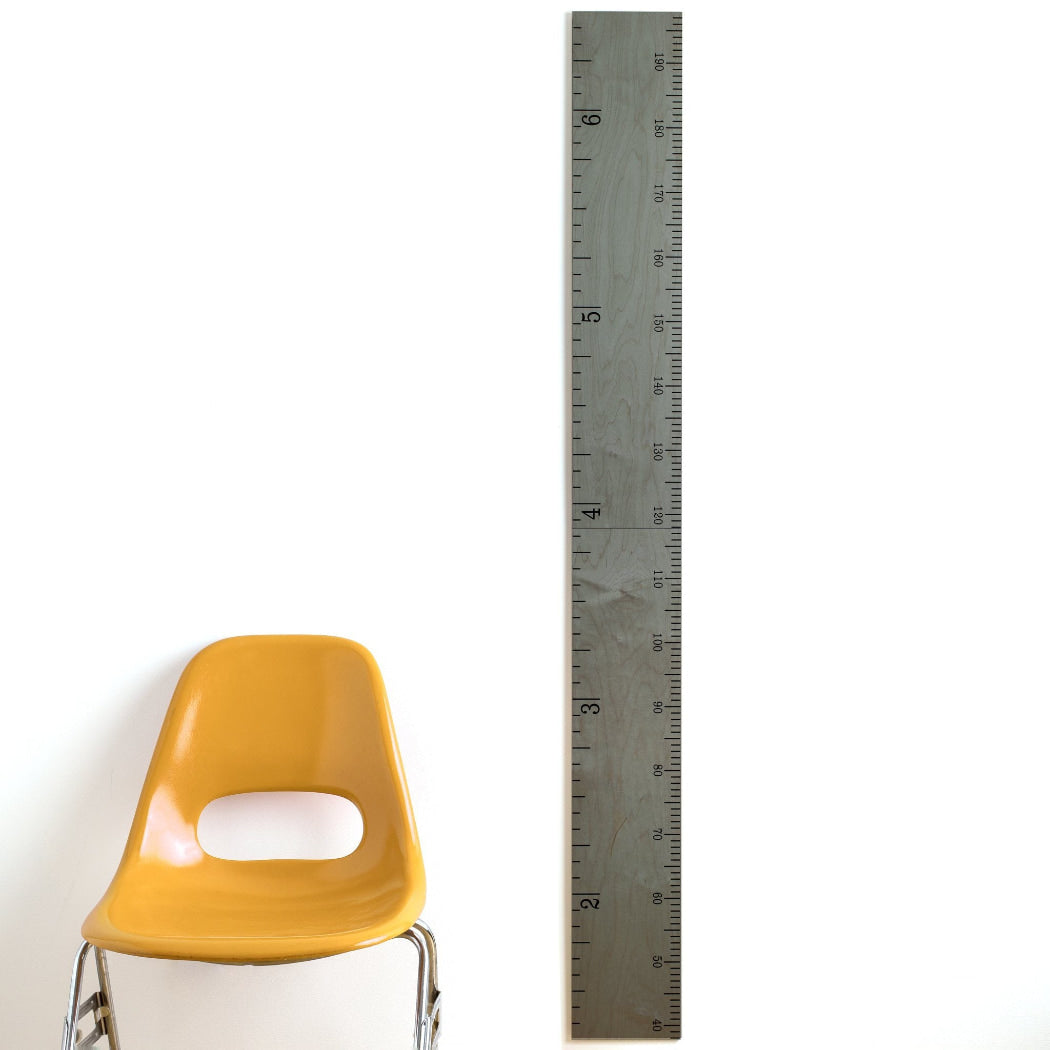 Schoolhouse Ruler Growth Chart in Three Colors