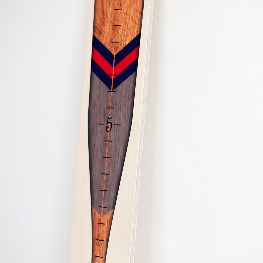 Oar Growth Chart - Wooden Height Chart