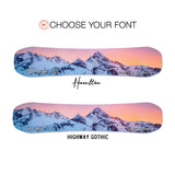 Telluride Colorado Snowboard Art Print | Snowboard Wall Décor