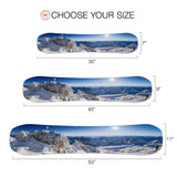 Zugspitze Germany Snowboard Art Print | Snowboard Wall Décor | Ski Condo Décor