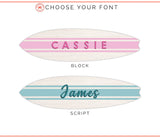 Surfboard Decoration | Wooden Surfboard Wall Décor | Surfboard Sign with Name