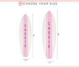 Surfboard Decoration | Wooden Surfboard Wall Décor | Surfboard Sign with Name