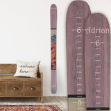 Ski Growth Charts - Traditional Wood Design