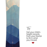 Personalized Snowboard Growth Chart for Snowboarder Kid - Four Colors to Choose