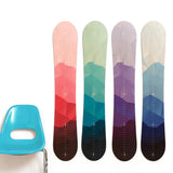 Personalized Snowboard Growth Chart for Snowboarder Kid - Four Colors to Choose