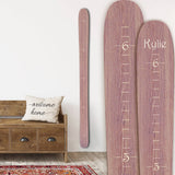 Ski Growth Charts - Traditional Wood Design