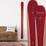 Ski Growth Charts - Traditional Wood Design