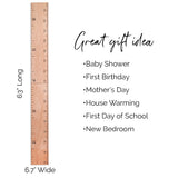 Schoolhouse Ruler Growth Chart in Three ColorsSchoolhouse Ruler Growth Chart in Three Colors