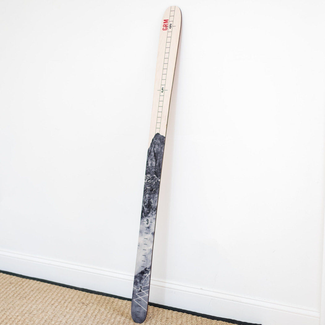 Ski Wall Art - Mountain Ski Growth Chart