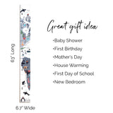 Animal Map Wanderlust Growth Chart for Kids