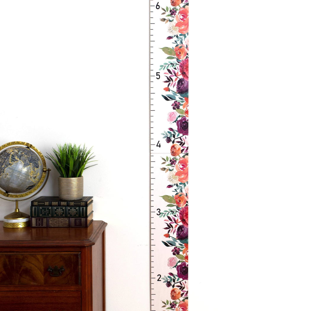 Flowers Growth Chart for Girls