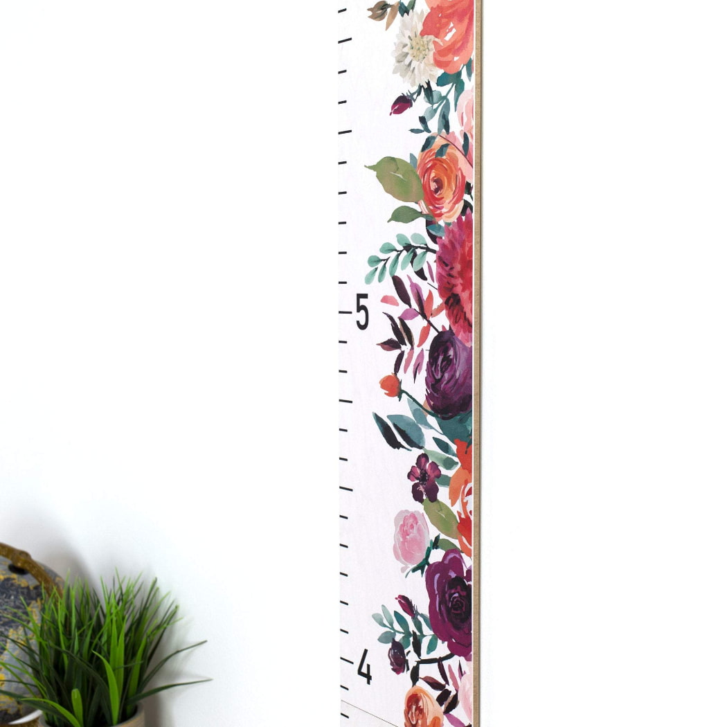 Flowers Growth Chart for Girls