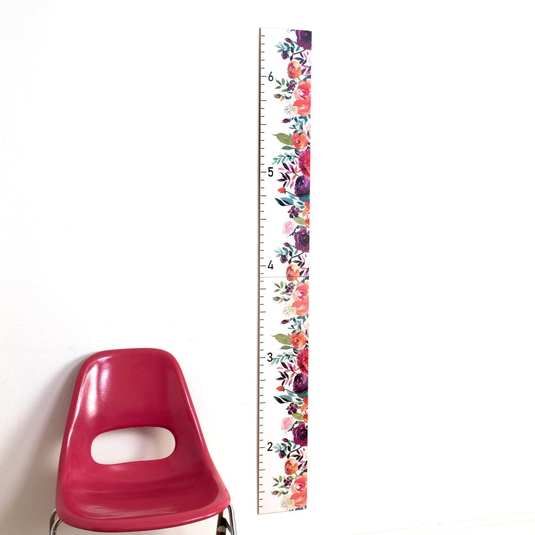 Flowers Growth Chart for Girls