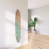 Surfboard Growth Chart | Wooden Surfboard Height Chart | Ocean Themed Nursery | Seaside Wood Series