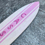 Surfboard Decoration | Wooden Surfboard Wall Décor | Surfboard Sign with Name