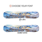 Sun Valley Snowboard Art Print on Wood  |  Snowboard Wall Décor | Idaho Skiing