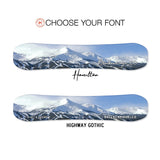 Breckenridge Print on Snowboard Art | Snowboard Wall Décor | Colorado Skiing | Ski Condo