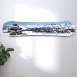 Mammoth Mountain California Snowboard Art Print on Wood  |  Ski Decor | Housewarming Gift | Snowboard Wall Décor | Ski Condo Décor