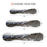 Big Sky Montana Snowboard Art Print on Wood  |  Ski Decor | Housewarming Gift | Snowboard Wall Décor | Ski Condo Décor