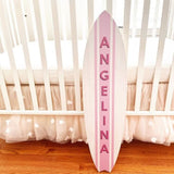 Surfboard Decoration | Wooden Surfboard Wall Décor | Surfboard Sign with Name