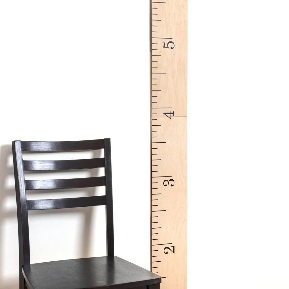 Farmhouse Boho Wooden Ruler Growth Chart  Wood Height Chart for Boys –  Headwaters Studio