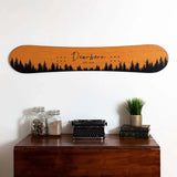 Tree Line Family Established Snowboard Sign