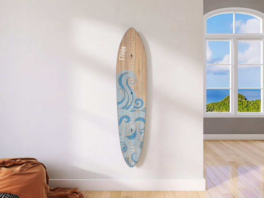 Wooden deals surfboard art